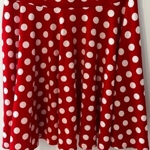 Red Polka Dot Skirt